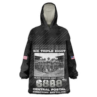 6888th Central Postal Directory Battalion Wearable Blanket Hoodie Six Triple Eight