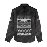 6888th Central Postal Directory Battalion Women Casual Shirt Six Triple Eight