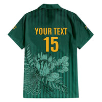 Custom South Africa Cricket Hawaiian Shirt Road To Champions