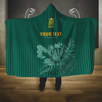 Custom South Africa Cricket Hooded Blanket Road To Champions