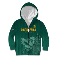 Custom South Africa Cricket Kid Hoodie Road To Champions