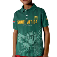 Custom South Africa Cricket Kid Polo Shirt Road To Champions