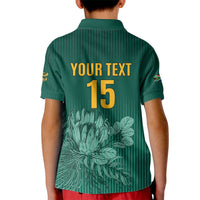 Custom South Africa Cricket Kid Polo Shirt Road To Champions