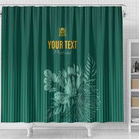 Custom South Africa Cricket Shower Curtain Road To Champions