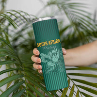 Custom South Africa Cricket Skinny Tumbler Road To Champions