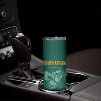 Custom South Africa Cricket Skinny Tumbler Road To Champions