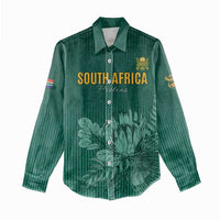 Custom South Africa Cricket Women Casual Shirt Road To Champions