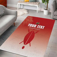Custom Kenya Football Area Rug Harambee Harambee Stars