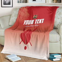 Custom Kenya Football Blanket Harambee Harambee Stars