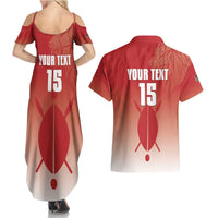 Custom Kenya Football Couples Matching Summer Maxi Dress and Hawaiian Shirt Harambee Harambee Stars