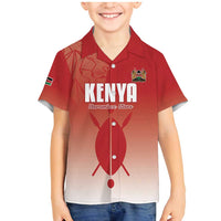 Custom Kenya Football Family Matching Mermaid Dress and Hawaiian Shirt Harambee Harambee Stars