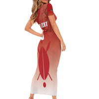 Custom Kenya Football Family Matching Short Sleeve Bodycon Dress and Hawaiian Shirt Harambee Harambee Stars