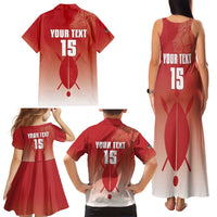 Custom Kenya Football Family Matching Tank Maxi Dress and Hawaiian Shirt Harambee Harambee Stars