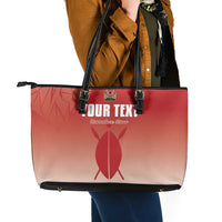 Custom Kenya Football Leather Tote Bag Harambee Harambee Stars