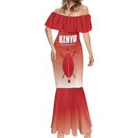 Custom Kenya Football Mermaid Dress Harambee Harambee Stars