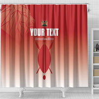 Custom Kenya Football Shower Curtain Harambee Harambee Stars