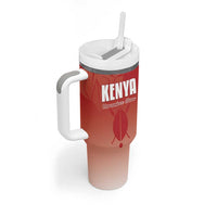 Custom Kenya Football Tumbler With Handle Harambee Harambee Stars