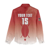 Custom Kenya Football Women Casual Shirt Harambee Harambee Stars