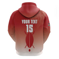 Custom Kenya Football Zip Hoodie Harambee Harambee Stars