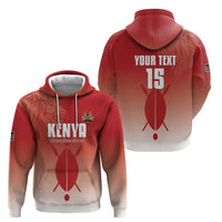 Custom Kenya Football Zip Hoodie Harambee Harambee Stars