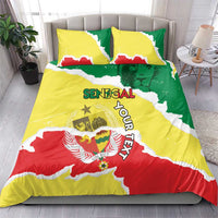 Custom Senegal Beach Soccer 2025 Bedding Set Allez Lions de la Teranga