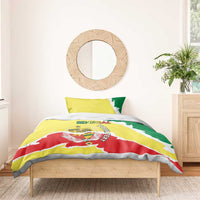 Custom Senegal Beach Soccer 2025 Bedding Set Allez Lions de la Teranga
