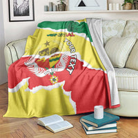 Custom Senegal Beach Soccer 2025 Blanket Allez Lions de la Teranga
