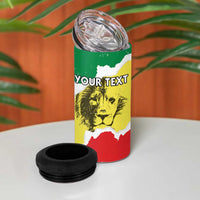 Custom Senegal Beach Soccer 2025 4 in 1 Can Cooler Tumbler Allez Lions de la Teranga