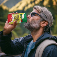 Custom Senegal Beach Soccer 2025 4 in 1 Can Cooler Tumbler Allez Lions de la Teranga