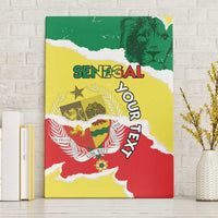Custom Senegal Beach Soccer 2025 Canvas Wall Art Allez Lions de la Teranga