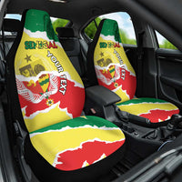 Custom Senegal Beach Soccer 2025 Car Seat Cover Allez Lions de la Teranga