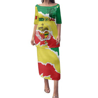 Custom Senegal Beach Soccer 2025 Family Matching Puletasi and Hawaiian Shirt Allez Lions de la Teranga