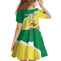 Custom Senegal Beach Soccer 2025 Family Matching Tank Maxi Dress and Hawaiian Shirt Allez Lions de la Teranga