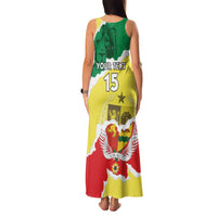 Custom Senegal Beach Soccer 2025 Family Matching Tank Maxi Dress and Hawaiian Shirt Allez Lions de la Teranga