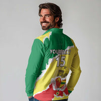 Custom Senegal Beach Soccer 2025 Long Sleeve Polo Shirt Allez Lions de la Teranga