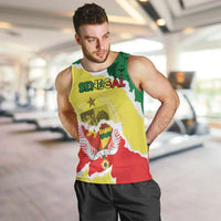 Custom Senegal Beach Soccer 2025 Men Tank Top Allez Lions de la Teranga