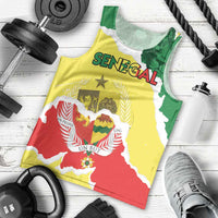 Custom Senegal Beach Soccer 2025 Men Tank Top Allez Lions de la Teranga