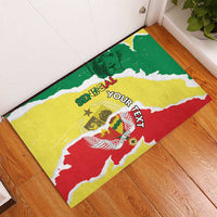 Custom Senegal Beach Soccer 2025 Rubber Doormat Allez Lions de la Teranga