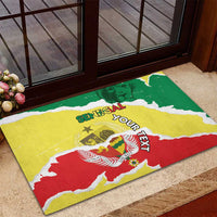 Custom Senegal Beach Soccer 2025 Rubber Doormat Allez Lions de la Teranga