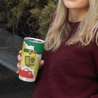 Custom Senegal Beach Soccer 2025 Tumbler Cup Allez Lions de la Teranga