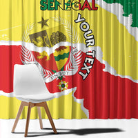 Custom Senegal Beach Soccer 2025 Window Curtain Allez Lions de la Teranga
