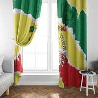 Custom Senegal Beach Soccer 2025 Window Curtain Allez Lions de la Teranga