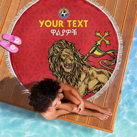 Custom Ethiopia Football Beach Blanket Come On Walia Ibex