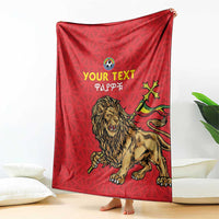 Custom Ethiopia Football Blanket Come On Walia Ibex