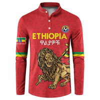 Custom Ethiopia Football Button Sweatshirt Come On Walia Ibex