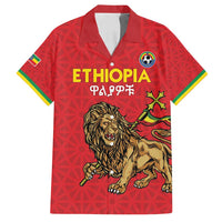 Custom Ethiopia Football Family Matching Puletasi and Hawaiian Shirt Come On Walia Ibex