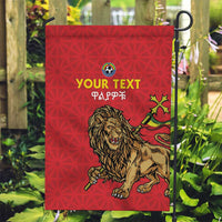 Custom Ethiopia Football Garden Flag Come On Walia Ibex