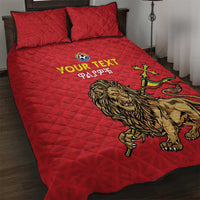 Custom Ethiopia Football Quilt Bed Set Come On Walia Ibex