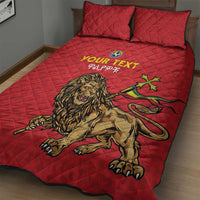 Custom Ethiopia Football Quilt Bed Set Come On Walia Ibex