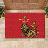 Custom Ethiopia Football Rubber Doormat Come On Walia Ibex